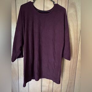 Torrid Purple Oversized Tunic Top